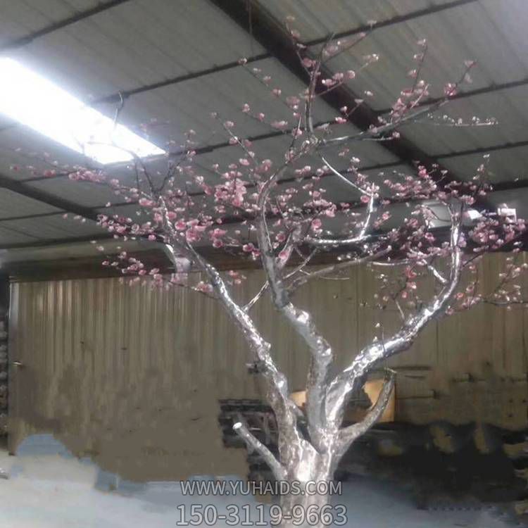 酒店景区不锈钢树艺术造型景观装饰品博鱼网页版