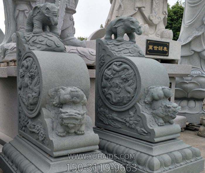 小象抱鼓石招财石门墩别墅园林门口摆件博鱼网页版