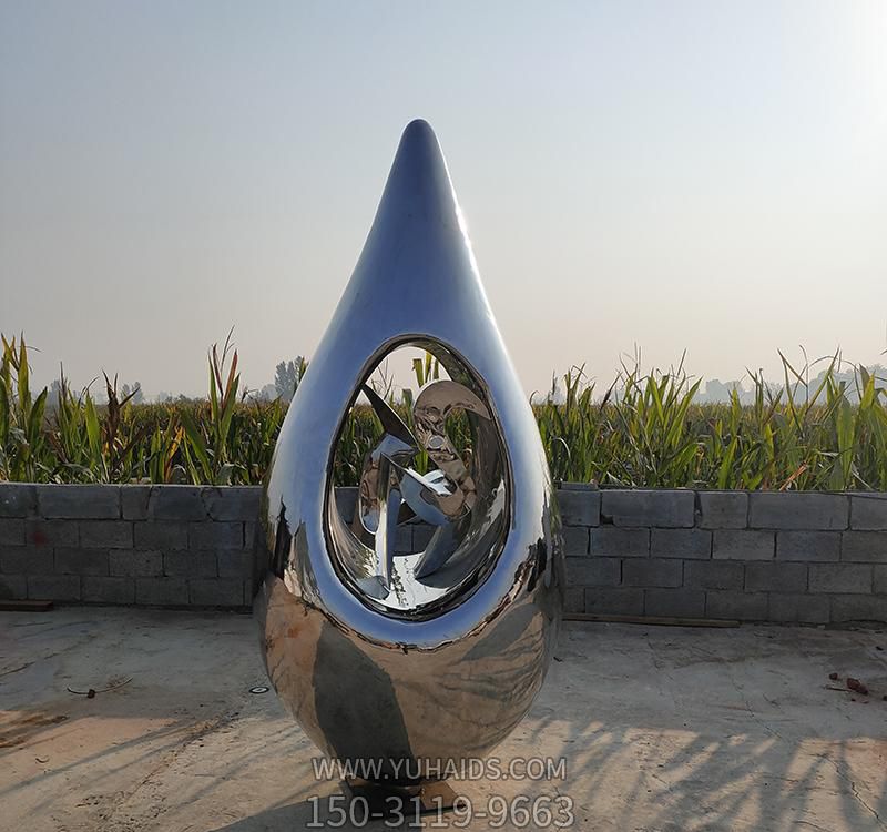 不锈钢镜面抽象水滴博鱼网页版