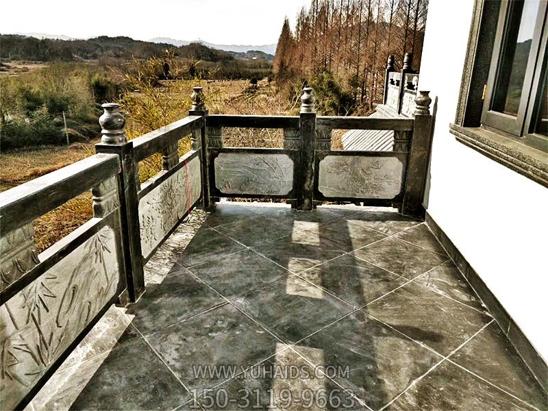 中式庭院阳台青石仿古护栏栏杆博鱼网页版