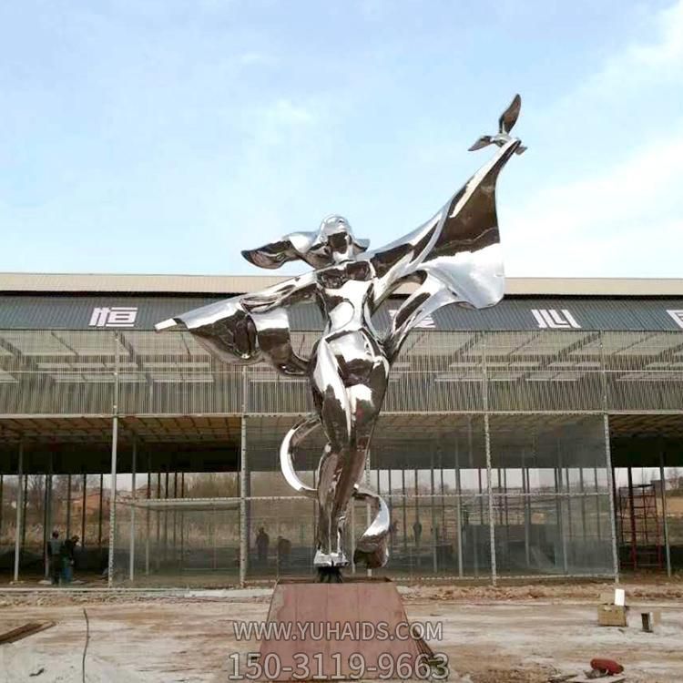 镜面不锈钢户外景观抽象人物博鱼网页版