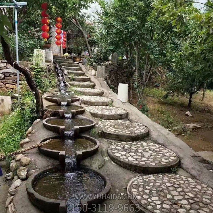 景区古意跌水石雕水钵博鱼网页版