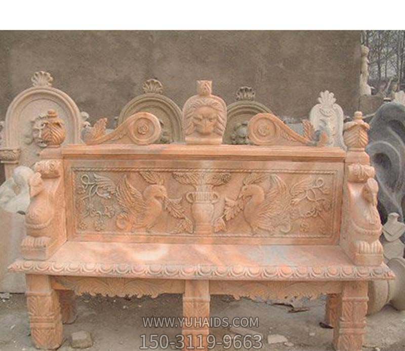 公园晚霞红浮雕长椅景观博鱼网页版