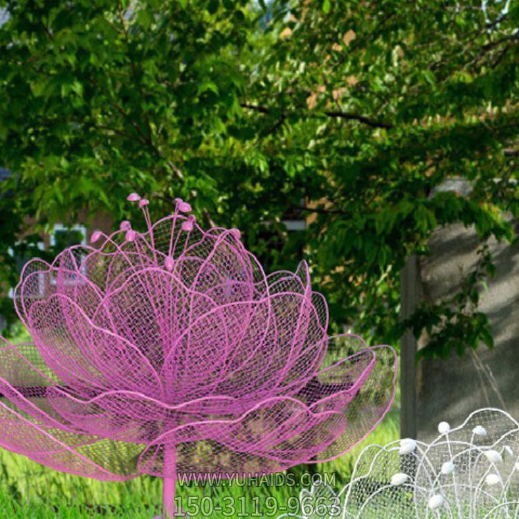 户外园林不锈钢网格莲花博鱼网页版