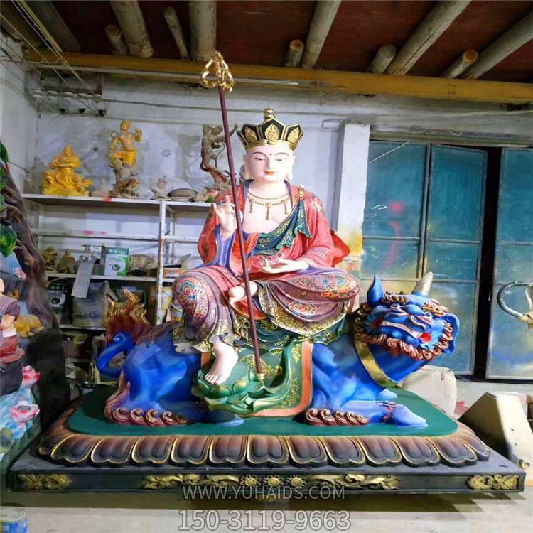 玻璃钢彩绘寺庙供奉佛像地藏王博鱼网页版