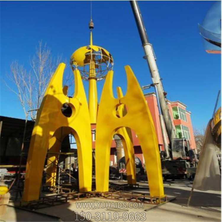 广场不锈钢抽象动物景观博鱼网页版