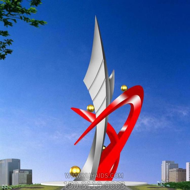 户外广场不锈钢景观博鱼网页版摆件