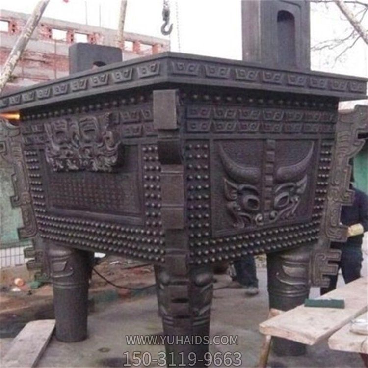 仿铜宗教寺庙大型方鼎博鱼网页版