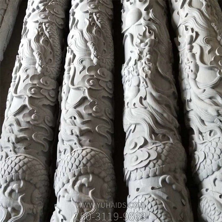 石雕龙柱庭院故宫大型摆件博鱼网页版