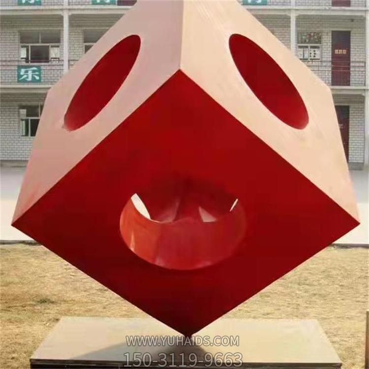城市广场不锈钢抽象创意彩绘大型户外景观博鱼网页版