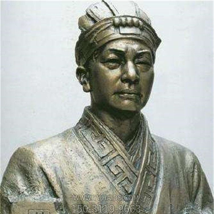 景点摆放玻璃钢仿铜古代名人雕像博鱼网页版