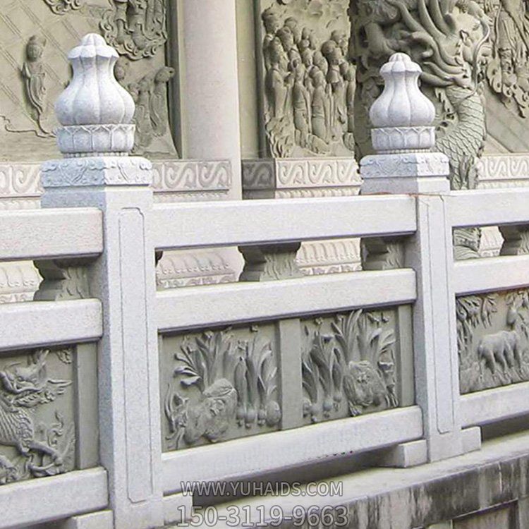 景区园林大理石石雕浮雕围栏护栏博鱼网页版