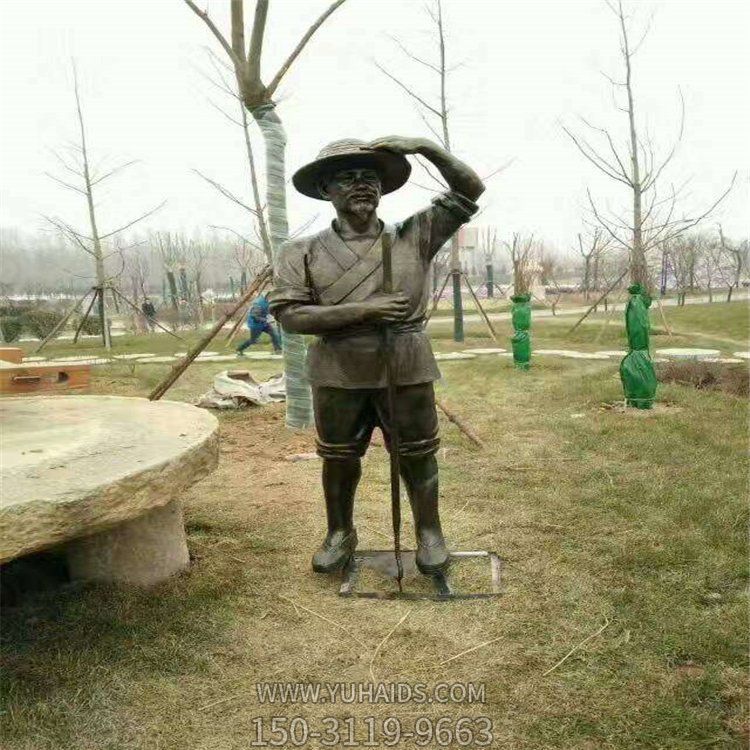 户外街道公园玻璃钢仿铜人物博鱼网页版