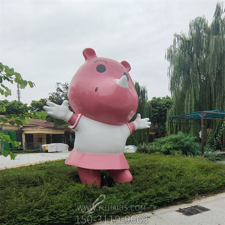 户外园林摆放大型玻璃钢卡通主题公仔博鱼网页版