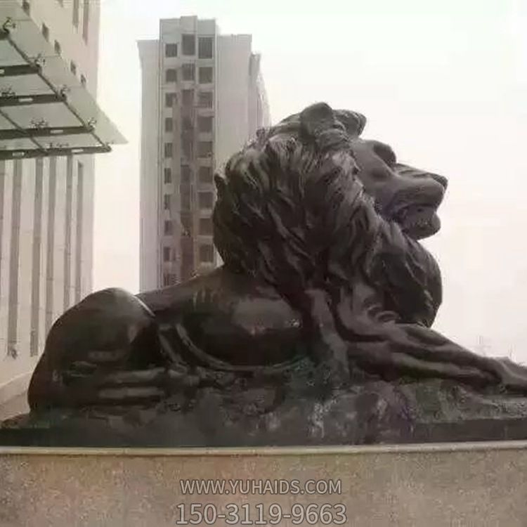 法院大型仿真动物不锈钢仿铜狮子博鱼网页版