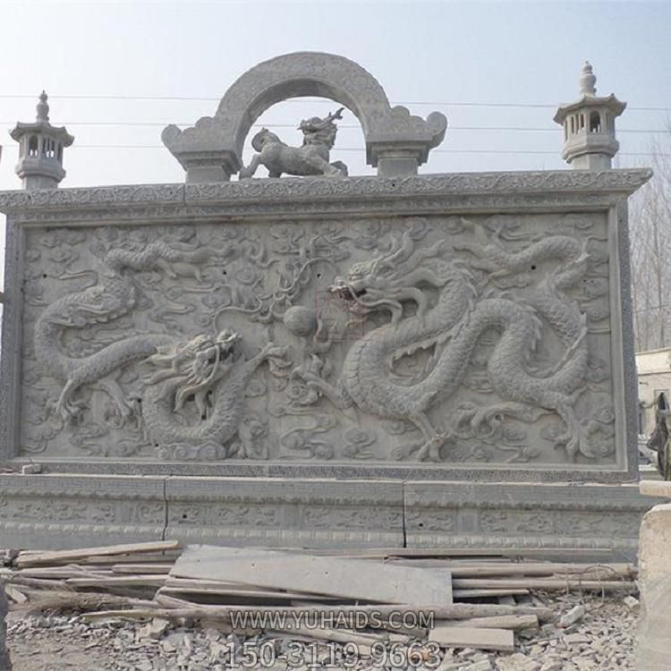 庭院小区户外浮雕大型石雕屏风影壁照壁博鱼网页版