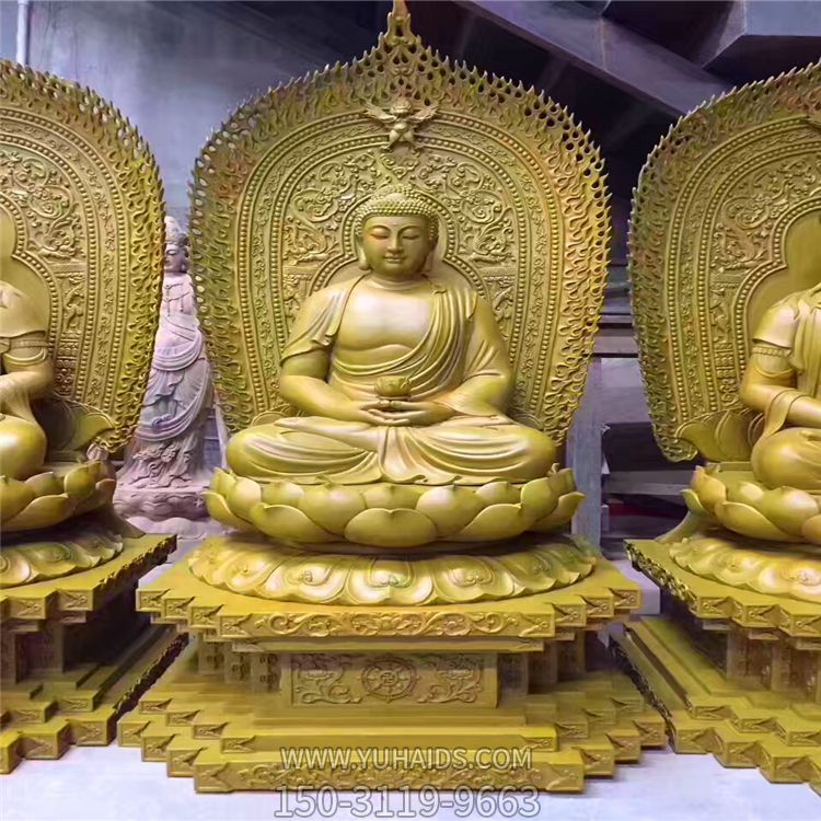 景区寺庙不锈钢朋克烤漆三圣博鱼网页版