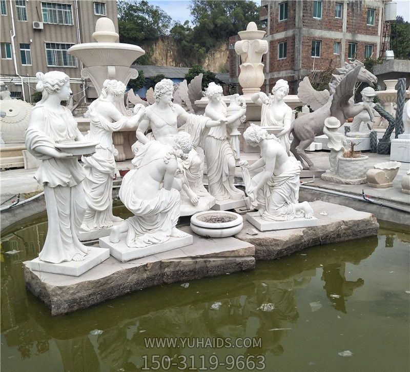 别墅景区汉白玉众宁芙侍奉阿波罗博鱼网页版