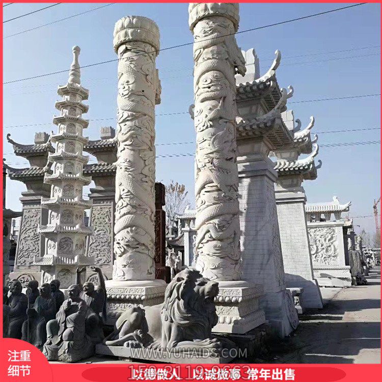 大理石石雕园林景观文化柱博鱼网页版