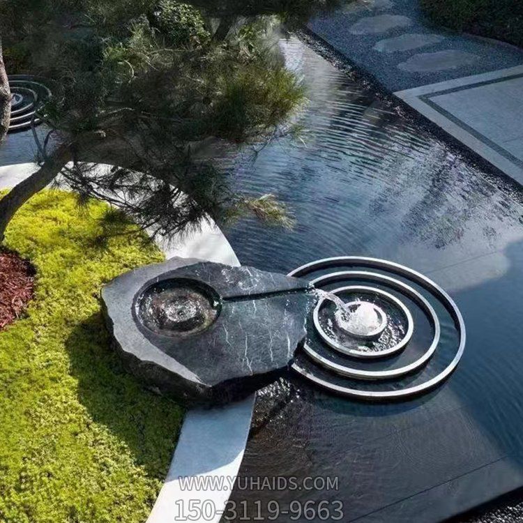 创意大理石石雕流水摆件博鱼网页版