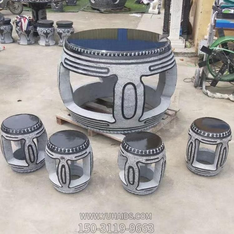 青石石雕家居空心石桌石凳博鱼网页版