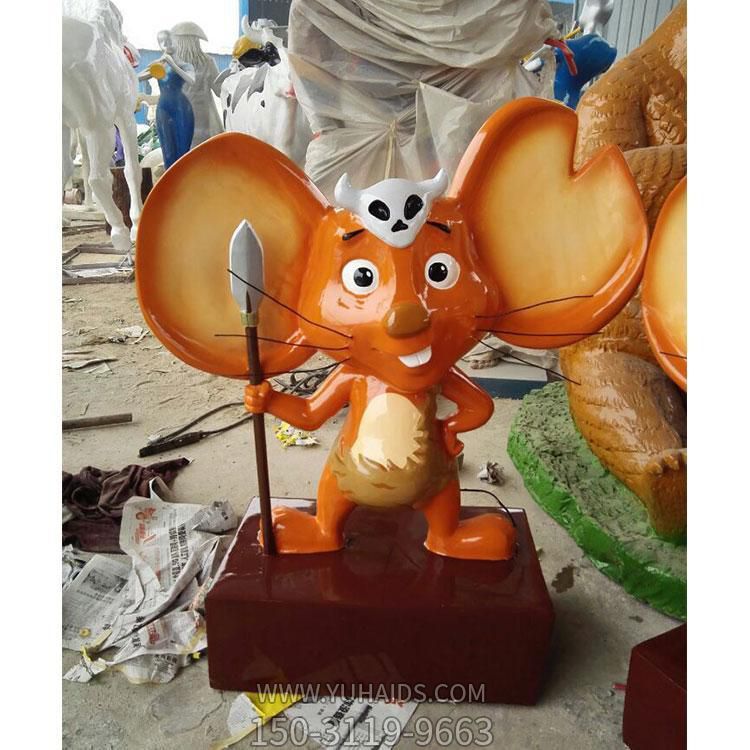 玻璃钢卡通小老鼠博鱼网页版摆件