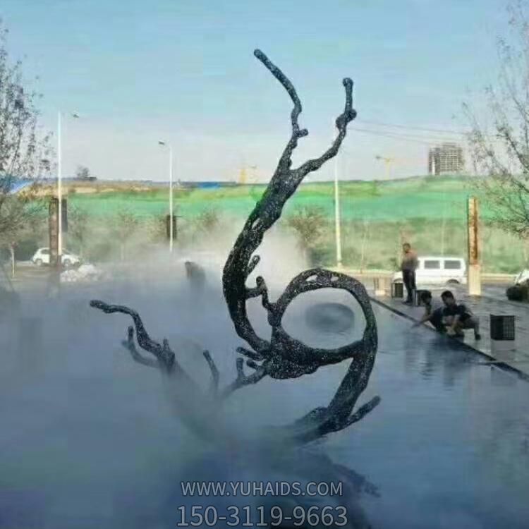 户外广场不锈钢镂空海浪浪花摆件博鱼网页版