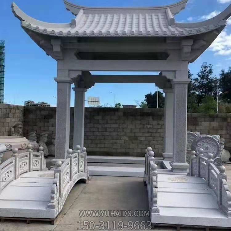 晚霞红别墅园林长廊石凉亭 乘凉休息博鱼网页版