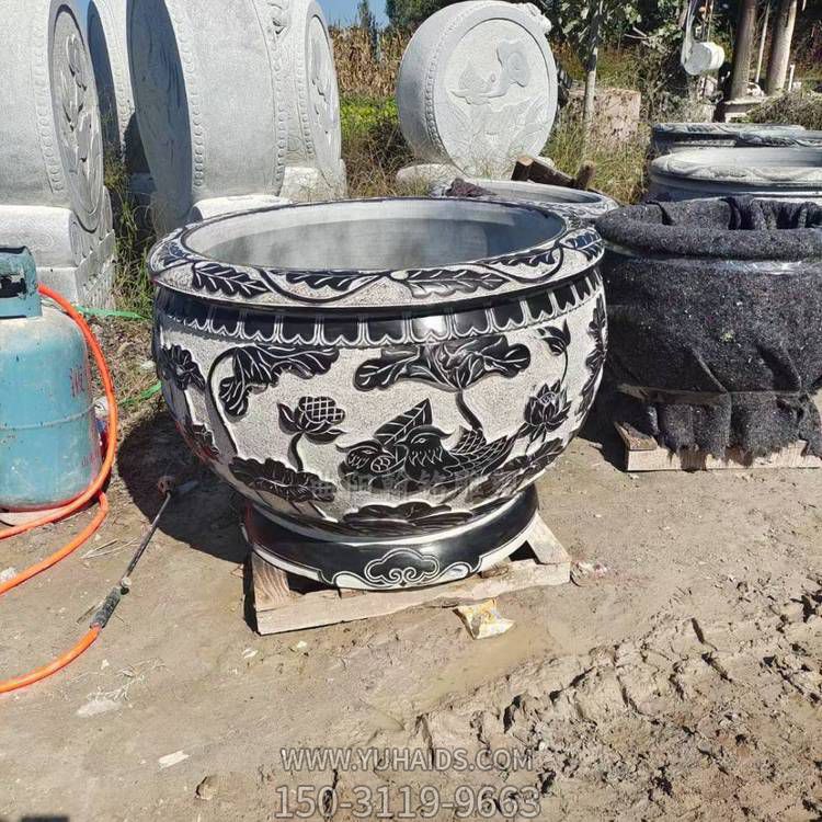 浮雕园林景观大型鱼缸摆件博鱼网页版