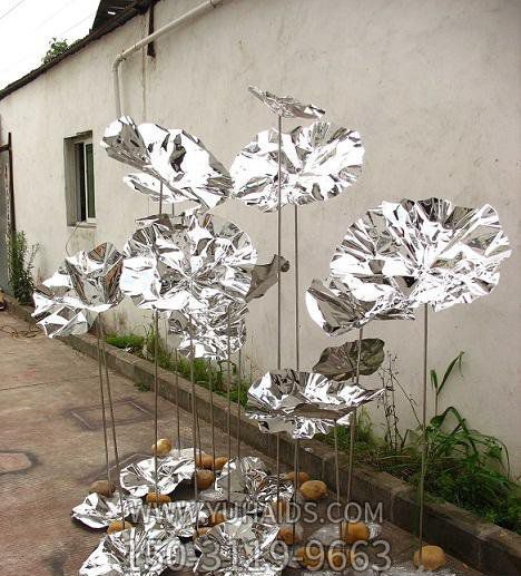 景区户外创意不锈钢荷花博鱼网页版