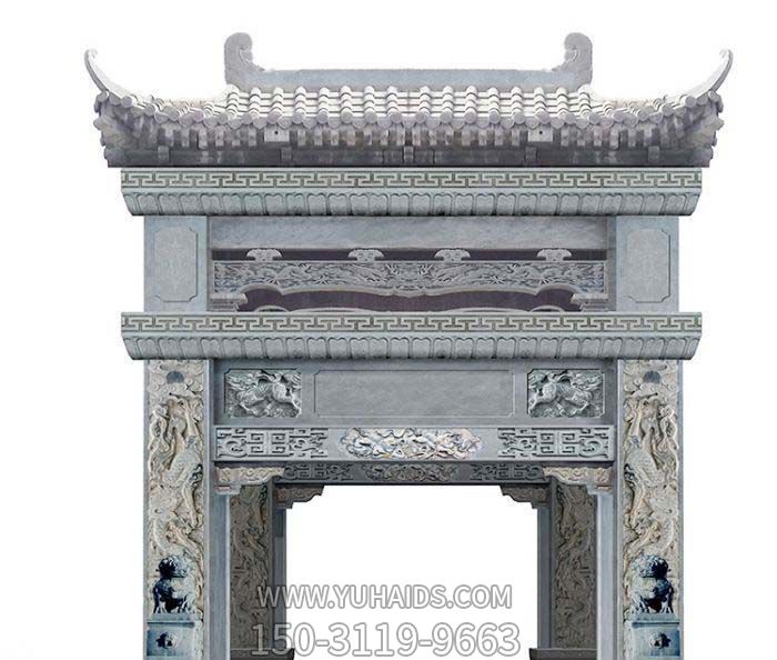 景区古建筑斗拱单门浮雕牌坊博鱼网页版