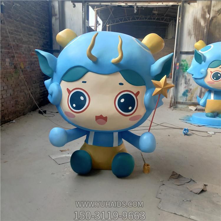玻璃钢卡通园林景观卡通公仔摆件博鱼网页版