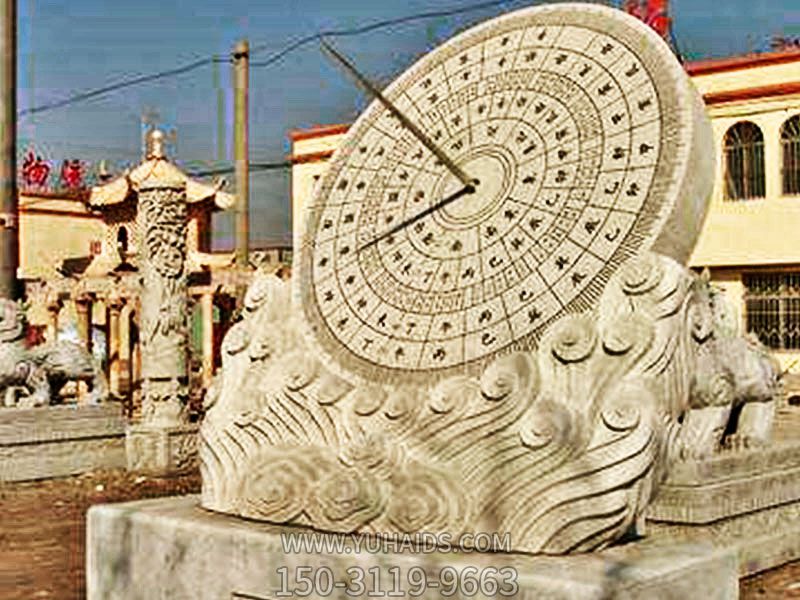 大理石石雕大型户外景观日晷博鱼网页版