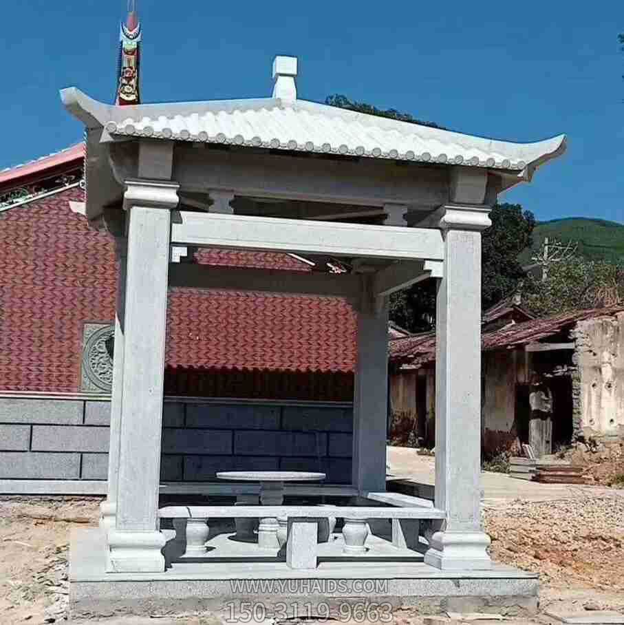 景区户外四角青石仿古建休闲凉亭博鱼网页版