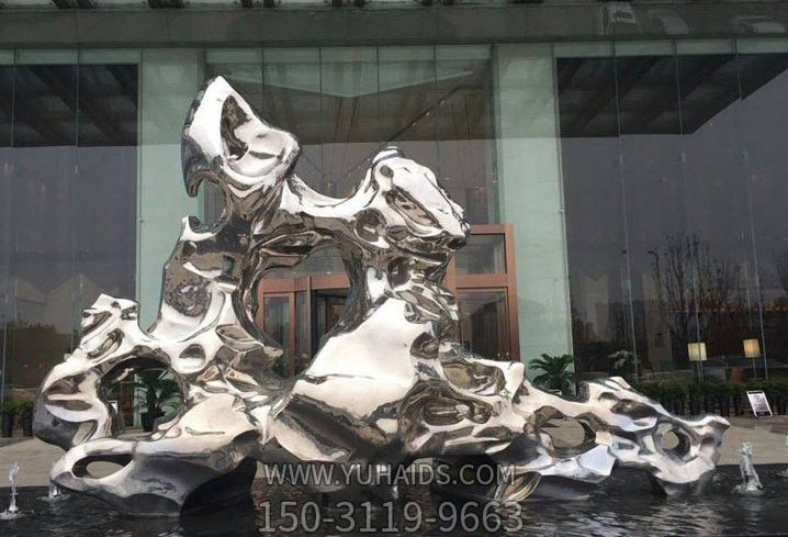 城市街道创意个性不锈钢太湖石博鱼网页版