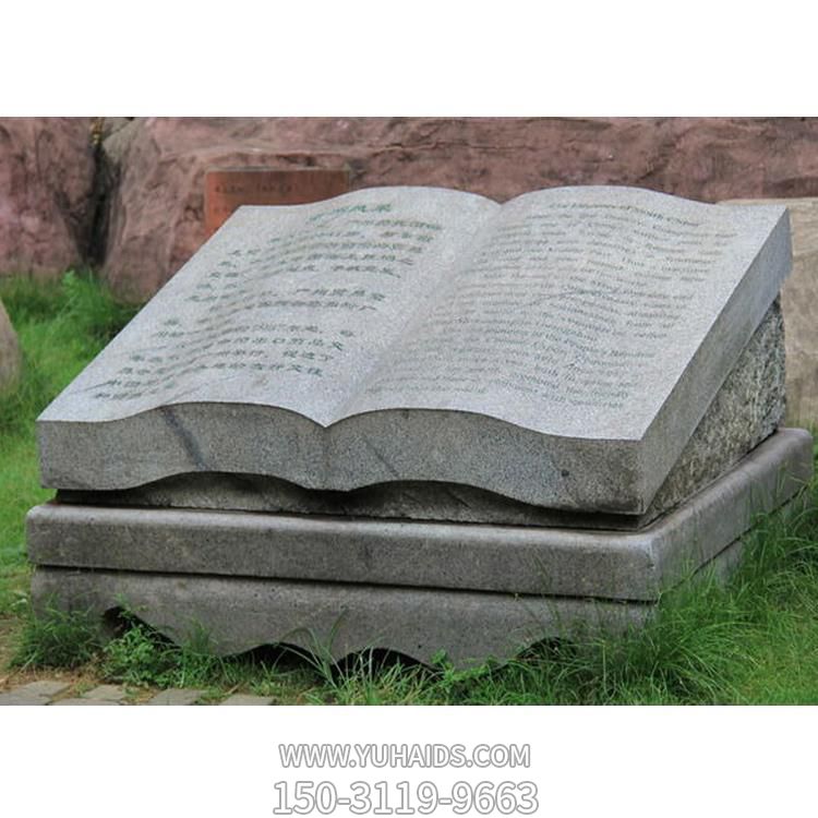 大理石石雕户外公园浮雕书本博鱼网页版