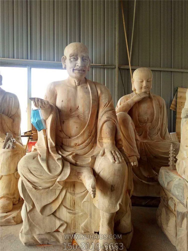大理石石雕景区寺庙供奉神佛十八罗汉博鱼网页版