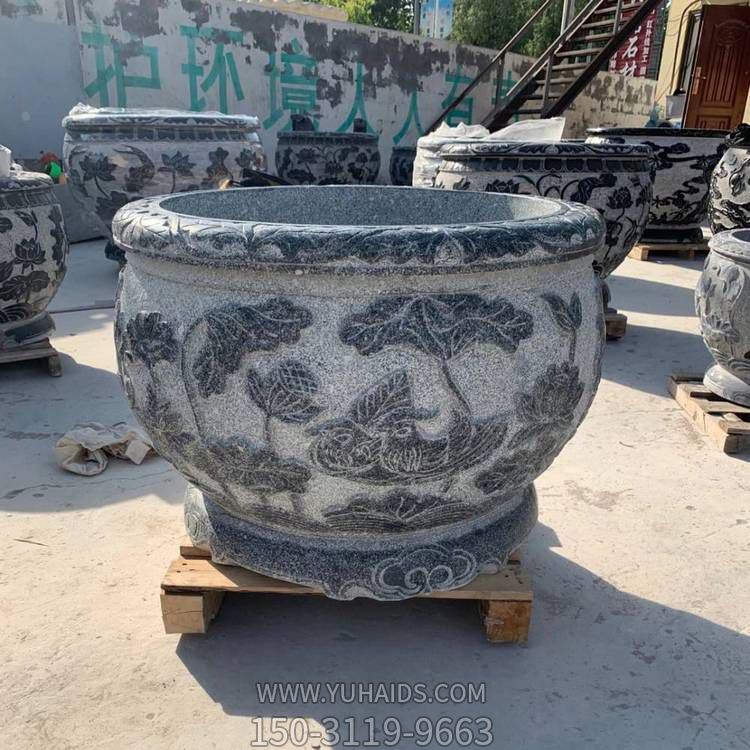 荷花缸老式室外鱼缸庭院水缸博鱼网页版