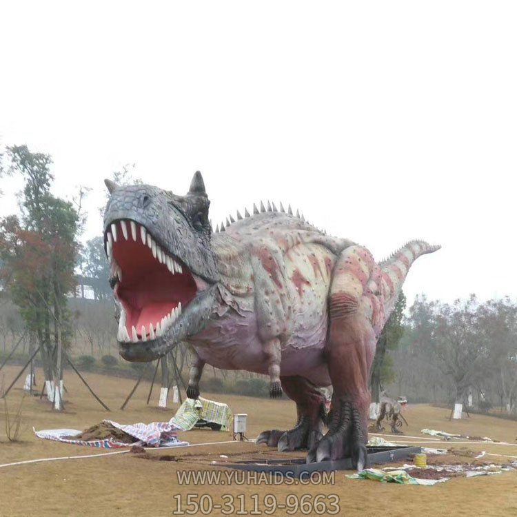 户外园林摆放大型玻璃钢仿真霸王龙博鱼网页版