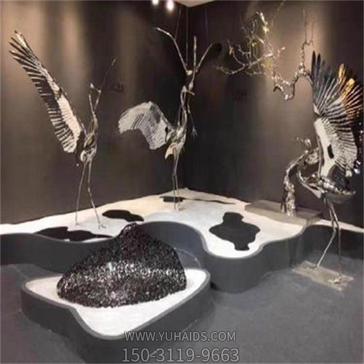 不锈钢圆环动物博鱼网页版城市广场景观小品