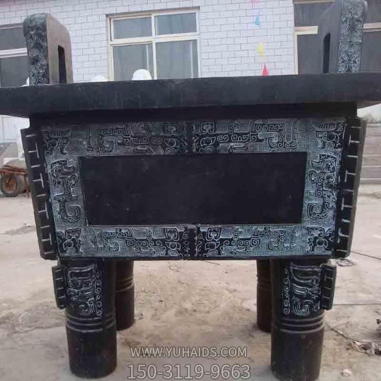 青铜铸造长形司母戊鼎博鱼网页版 寺院户外摆放