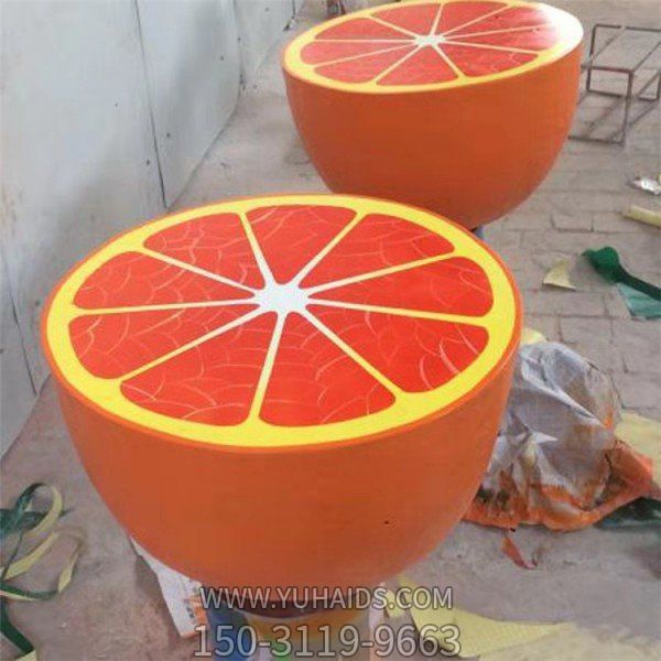 玻璃钢户外园林景观创意橙子博鱼网页版