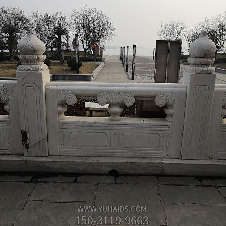 石雕栏板汉白玉石栏杆公园石桥防护栏博鱼网页版
