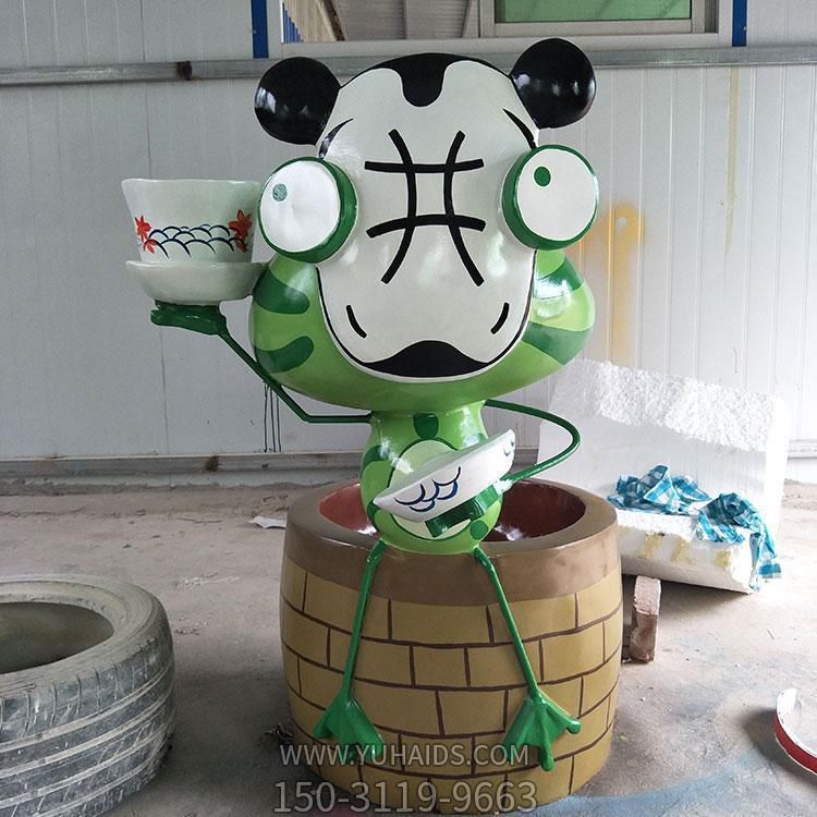 商店摆放玻璃钢创意卡通青蛙公仔博鱼网页版