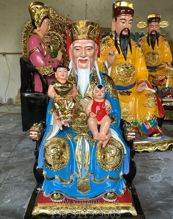 玻璃钢彩绘宗教寺庙土地公博鱼网页版