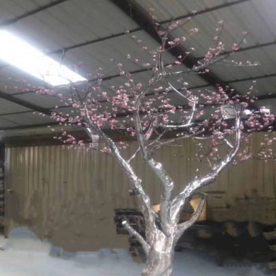 酒店景区不锈钢树艺术造型景观装饰品博鱼网页版
