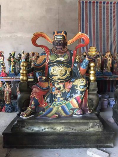 玻璃钢彩绘寺庙供奉财神博鱼网页版