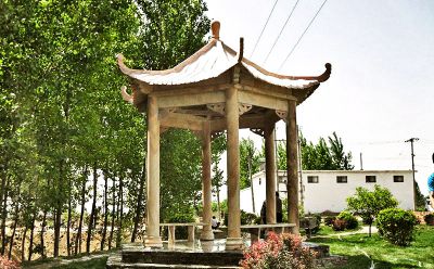 新农村环境建设花园摆放大理石纳凉休息凉亭