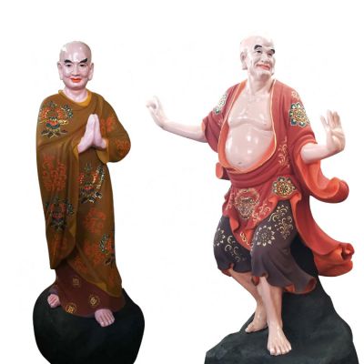 佛教禅宗二祖达摩玻璃钢彩绘博鱼网页版