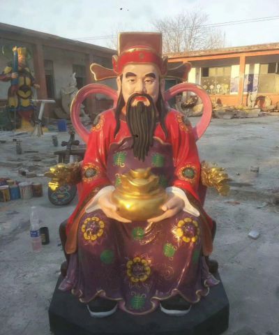 企业招财玻璃钢彩绘财神博鱼网页版